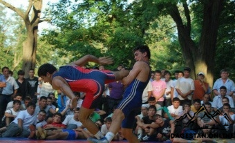 Турнир по вольной борьбе «Степные богатыри» фото