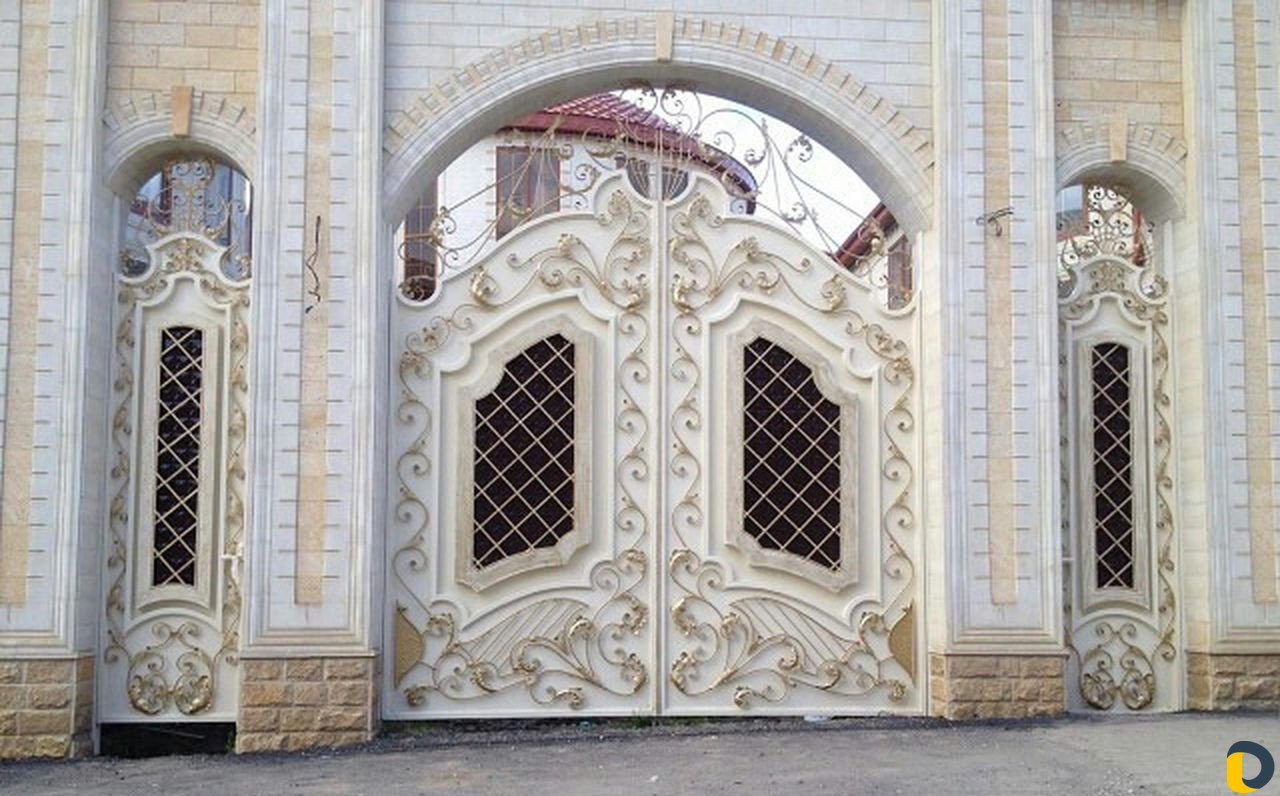 Кованые ворота дагестан фото